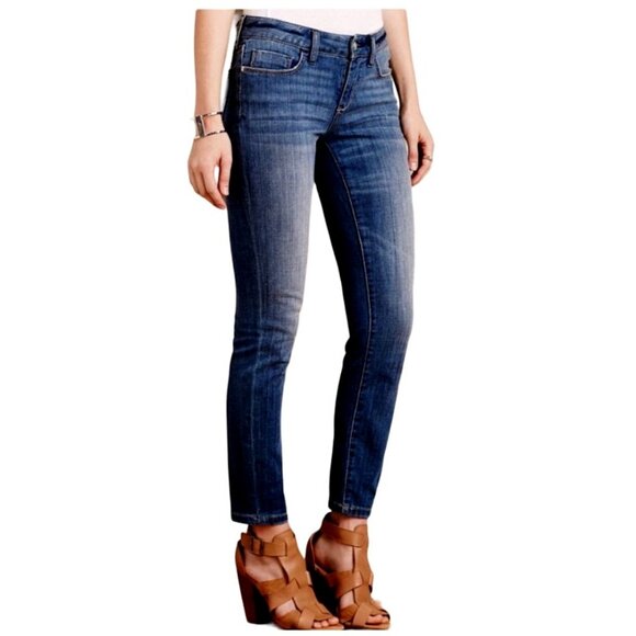 Pilcro and the Letterpress Denim - Anthropologie Pilcro &The Letterpress Womens No 27 Fit/Stet Straight Denim Jeans